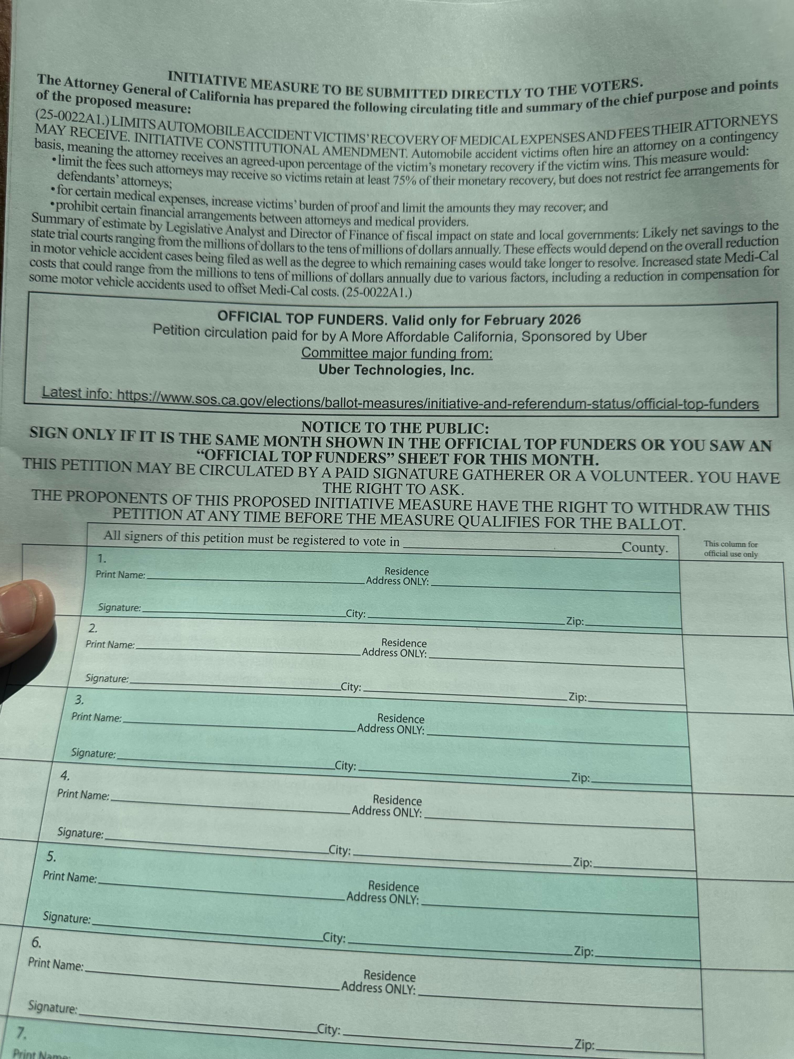 Petition 25-0022A1 document