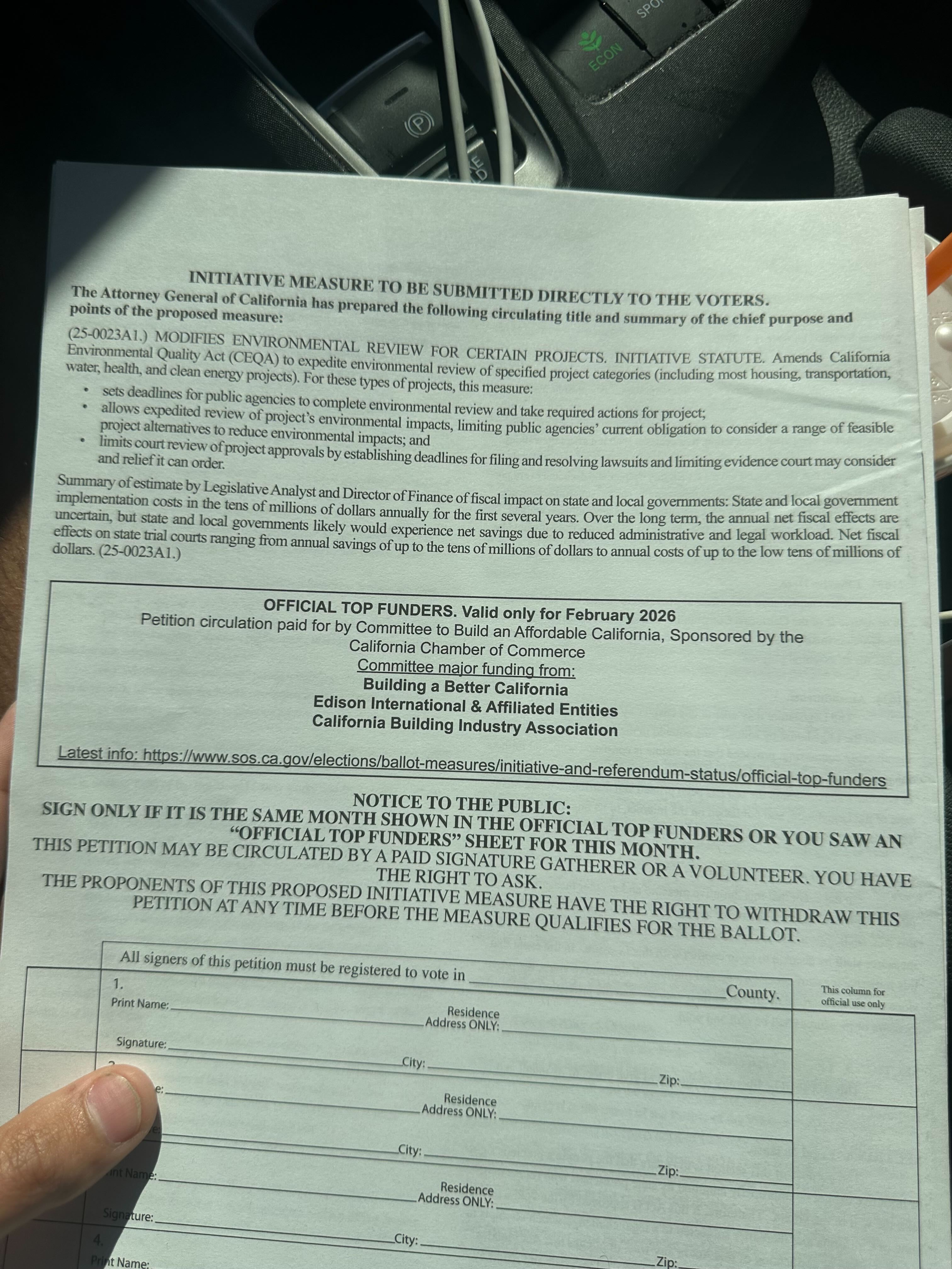 Petition 25-0023A1 document